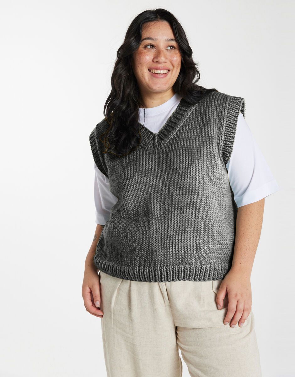 Débardeur Our Time Tweed Grey