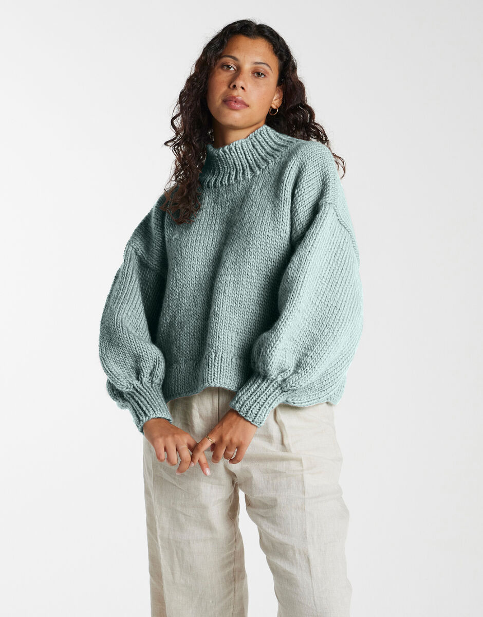 Switch Sweater Duck Egg Blue