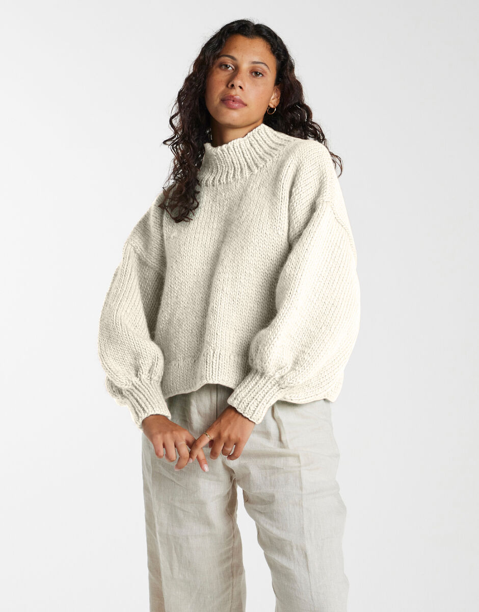 Switch Sweater Ivory White