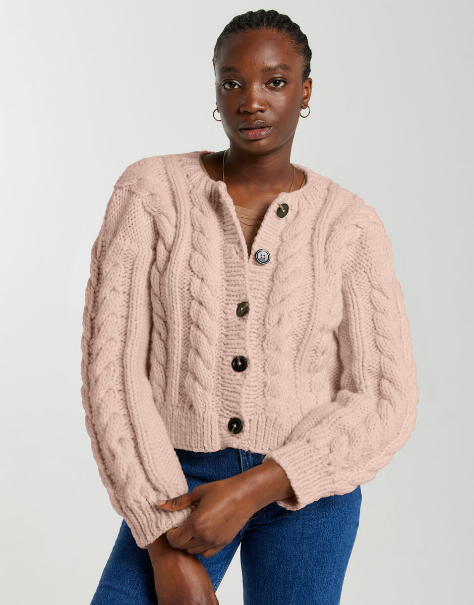 Chelsea Cardigan Cameo Rose