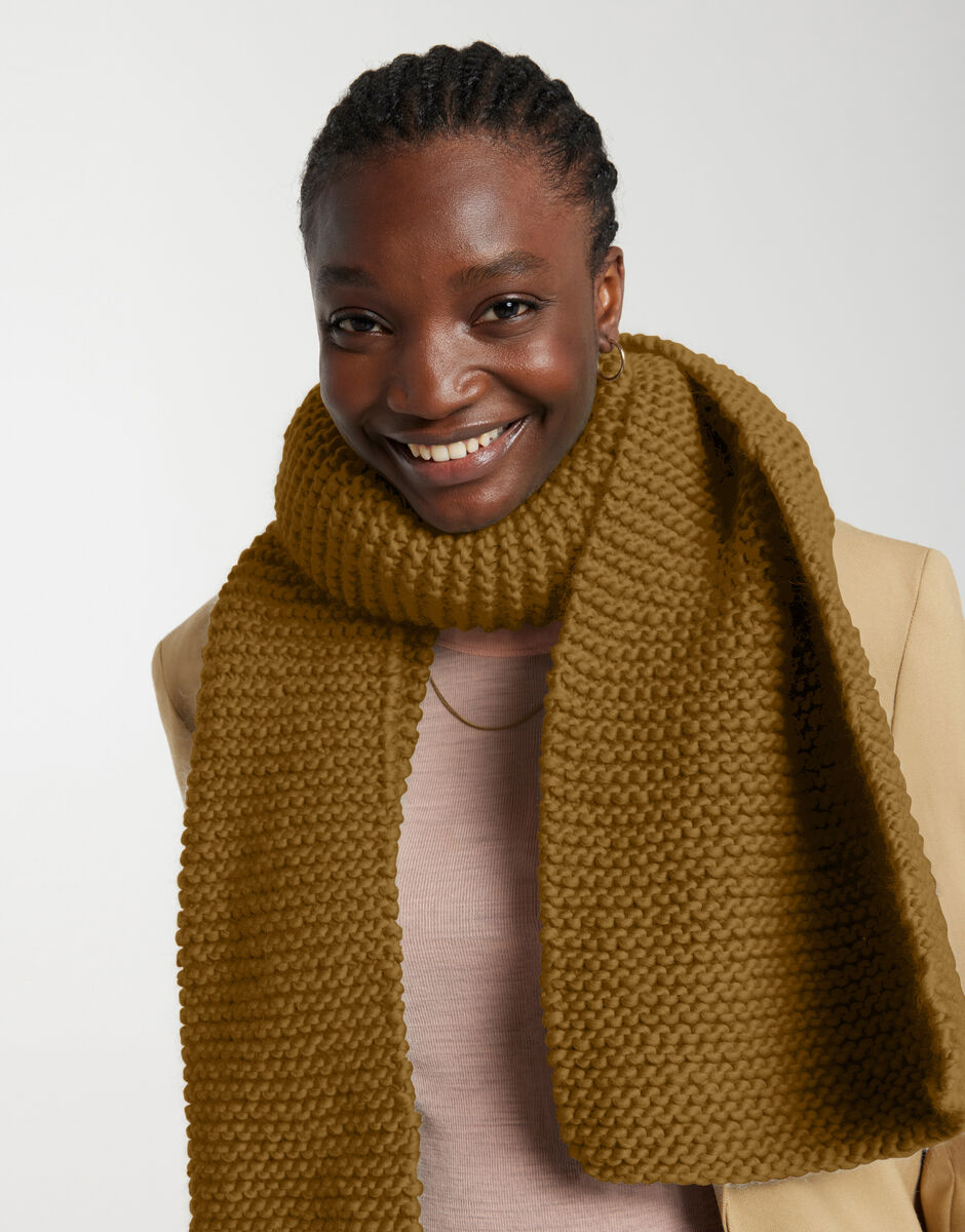 Hello You Scarf Bronzed Olive
