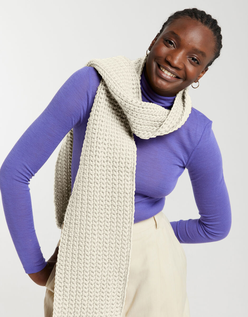 Better Be Scarf Ivory White