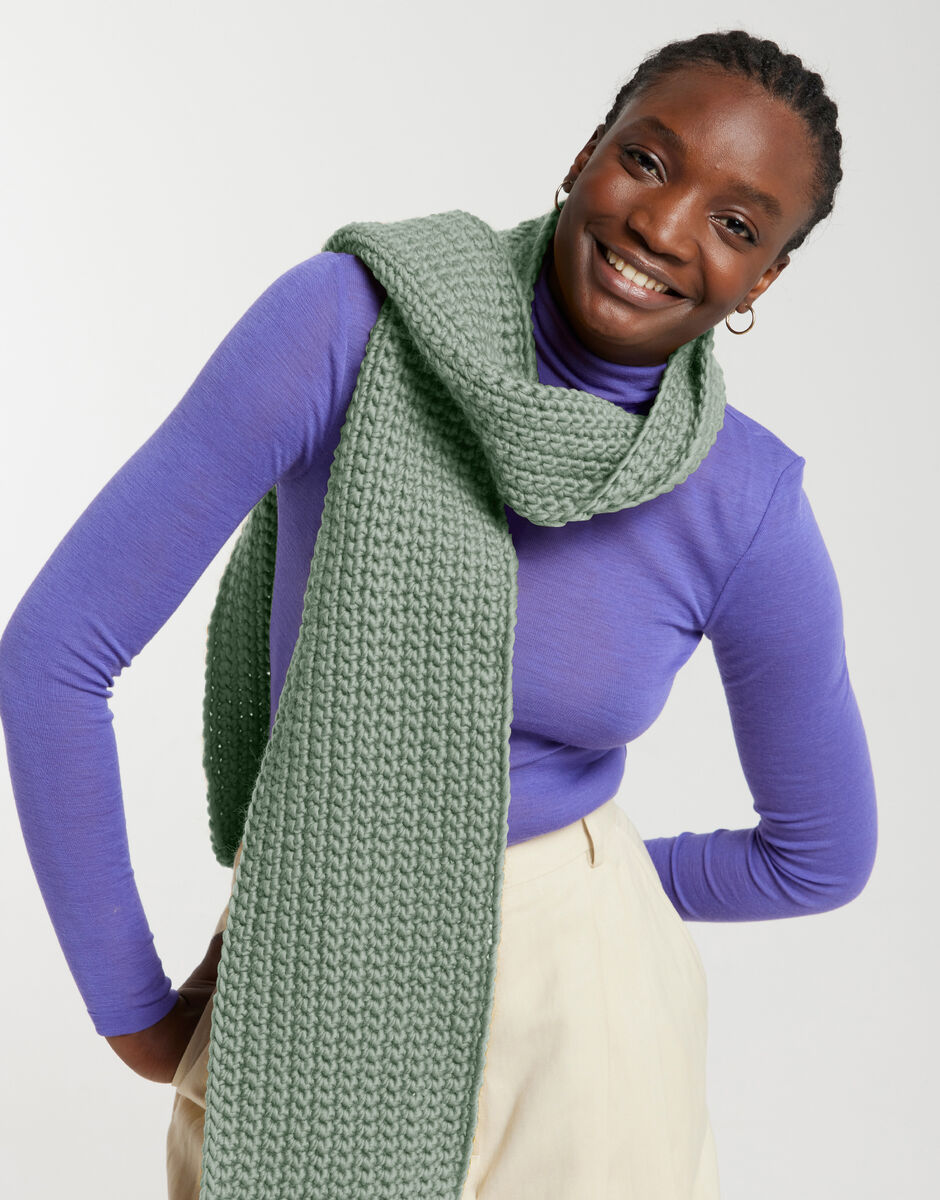 Better Be Scarf Eucalyptus Green