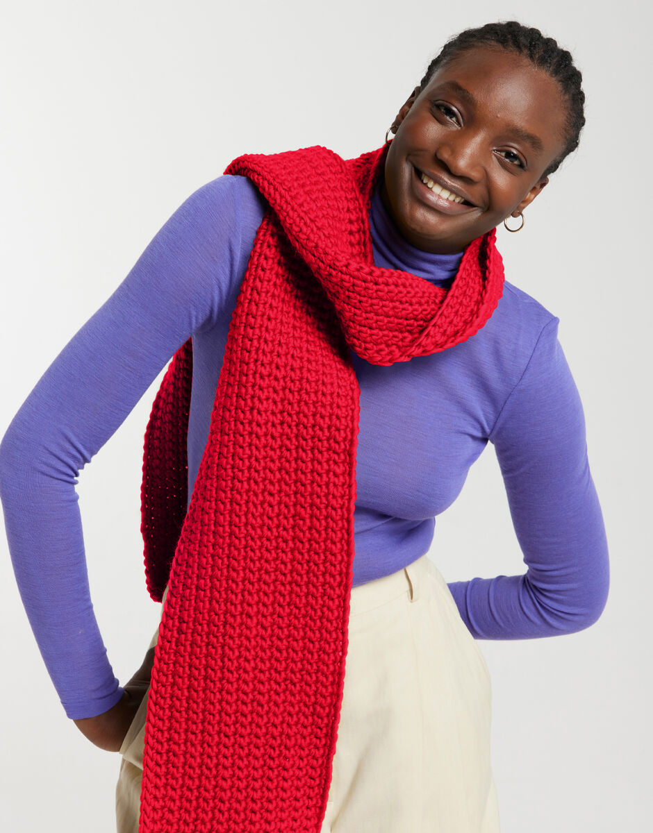 Better Be Scarf Lipstick Red
