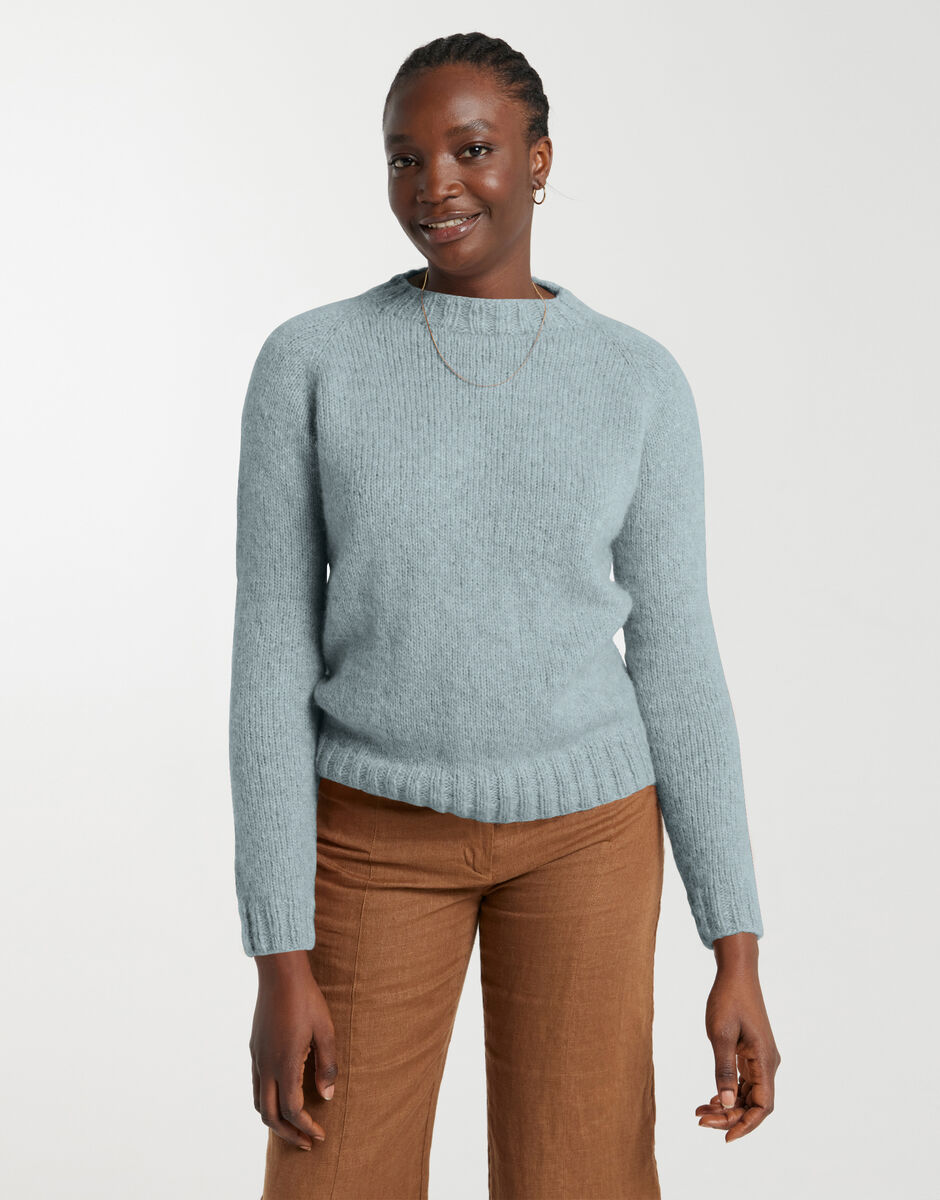 Love On Top Sweater Duck Egg Blue