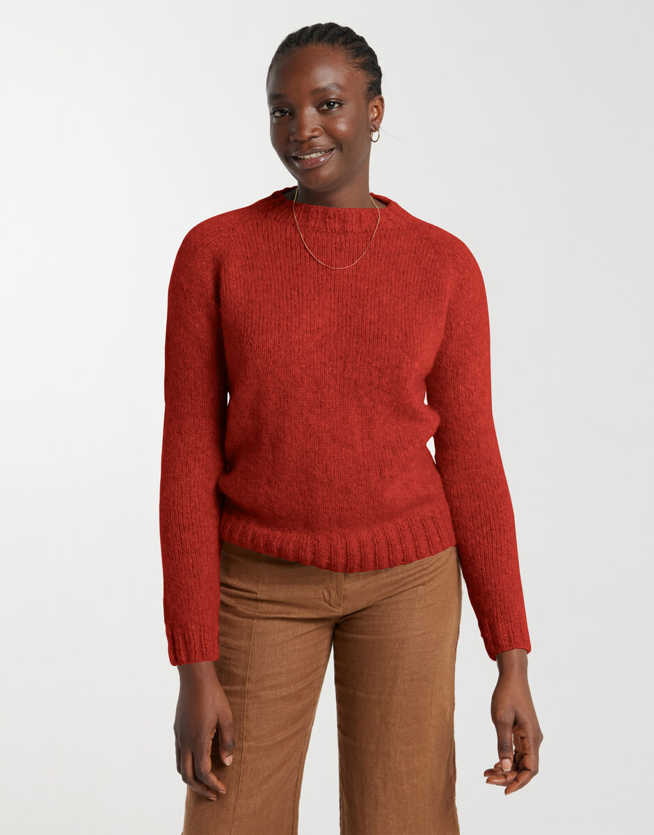 Love On Top Sweater Red Ochre