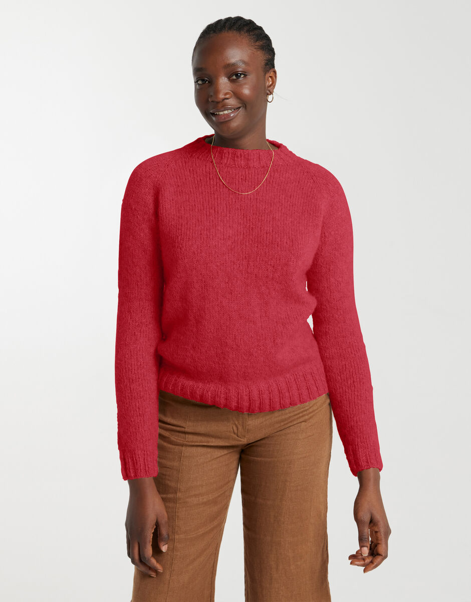 Love On Top Sweater Raspberry Pink