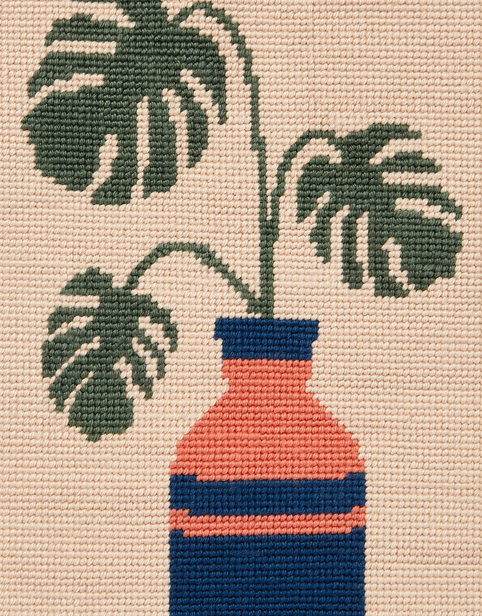 Monstera Needlepoint