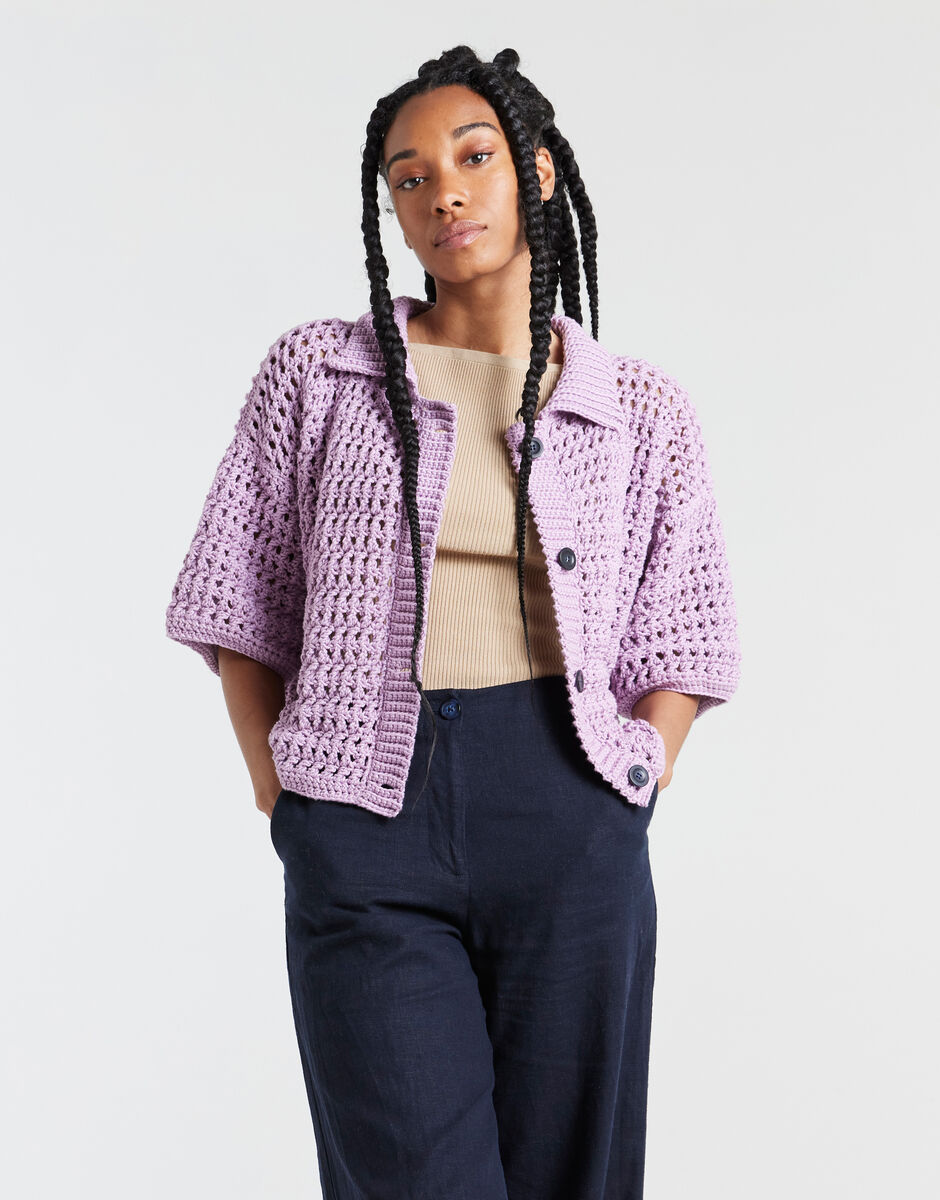 Portia Cardigan Lilac