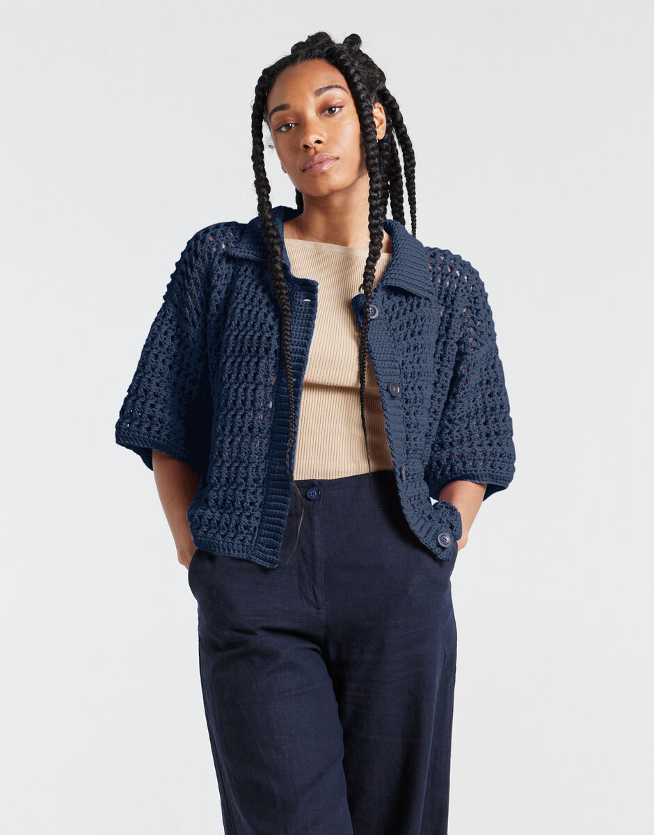 Portia Cardigan Eagle Grey