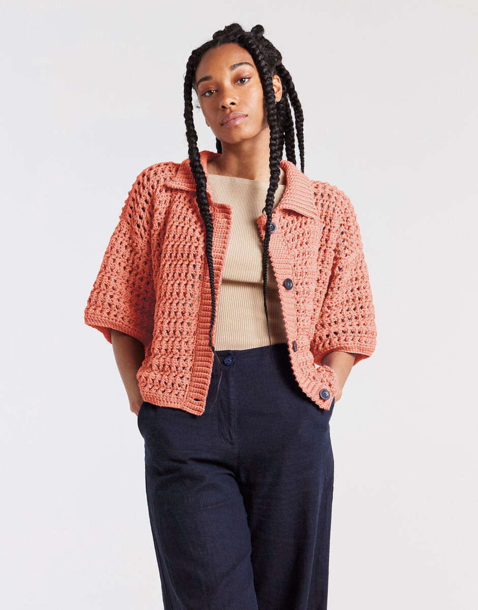 Portia Cardigan Bazaar Orange