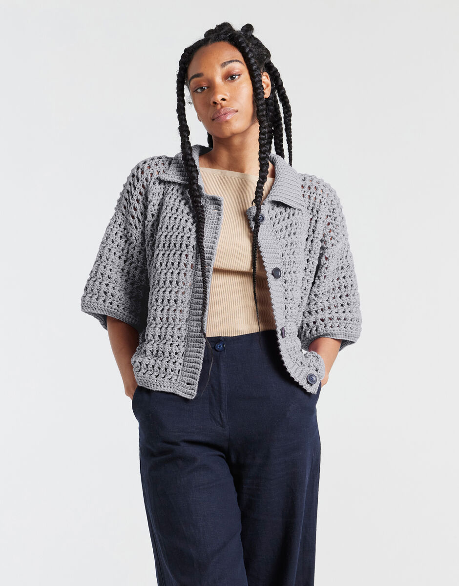 Portia Cardigan Jog Grey