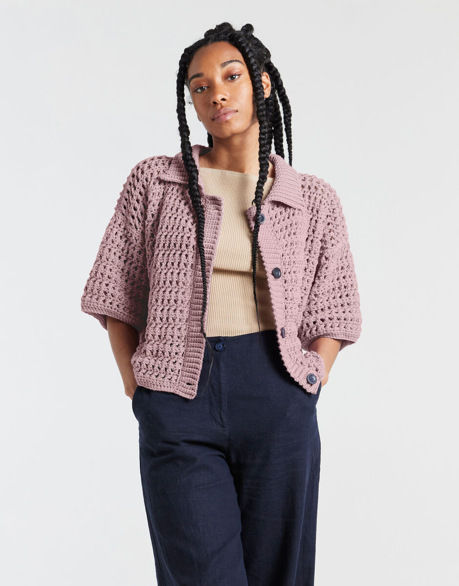 Portia Cardigan Mellow Mauve