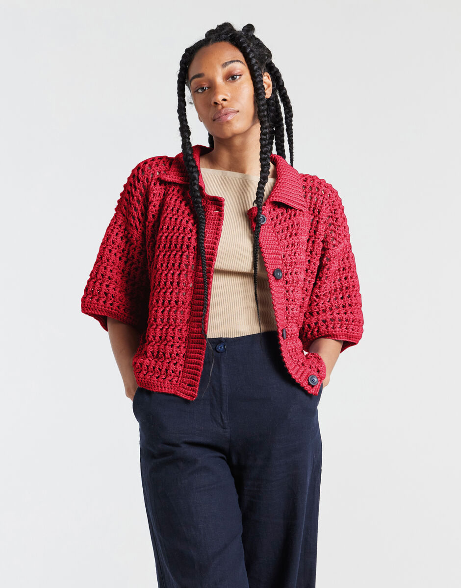Portia Cardigan True Blood Red