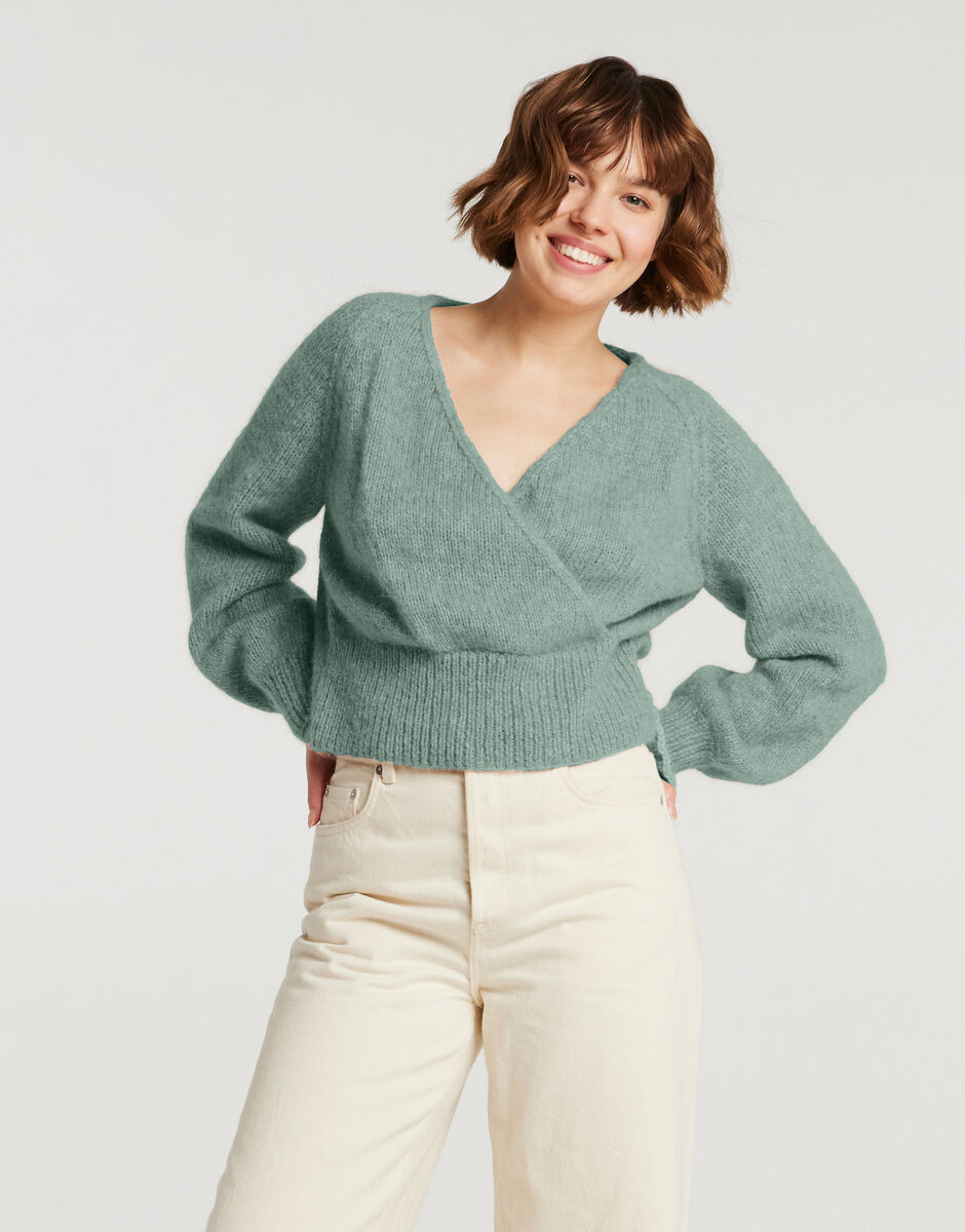 Elliot Sweater Eucalyptus Green