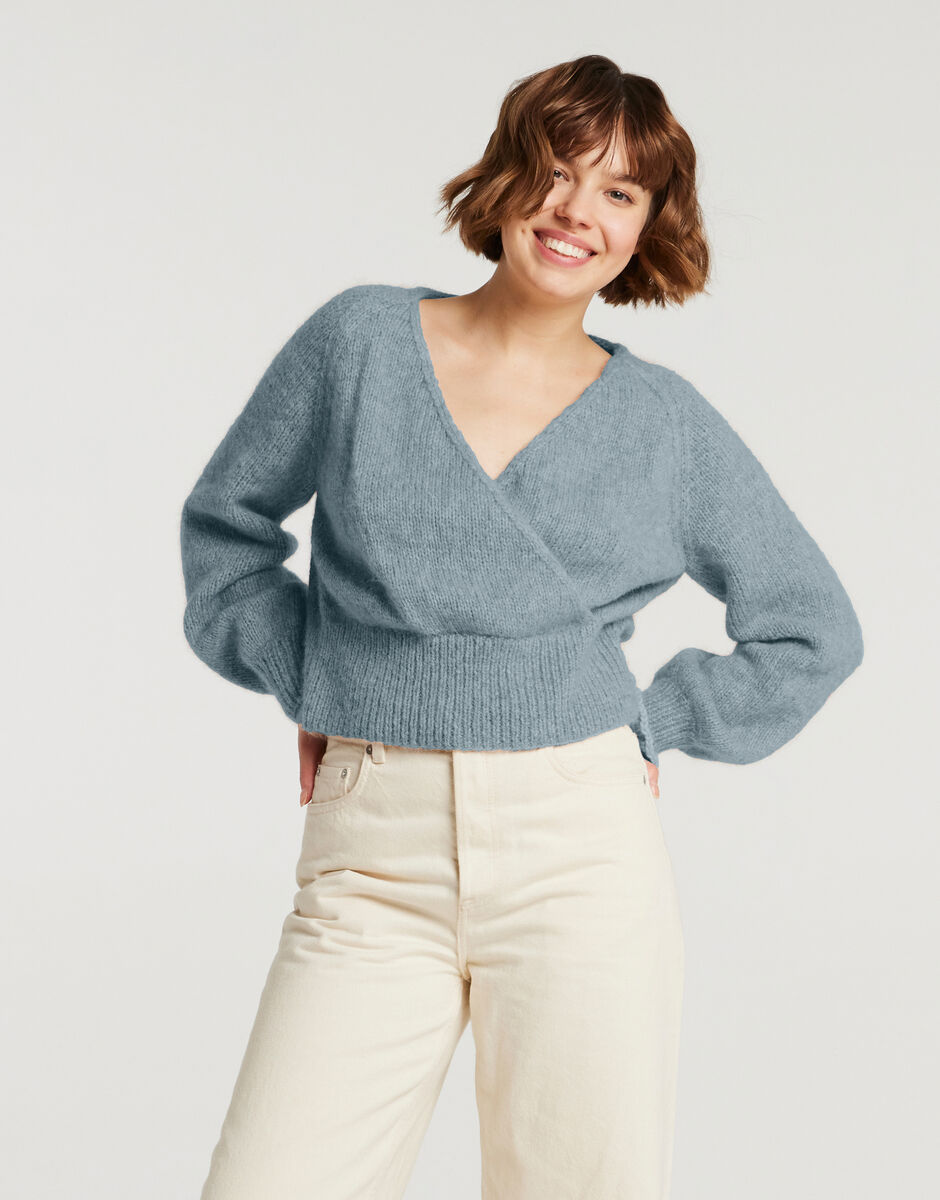 Elliot Sweater Duck Egg Blue