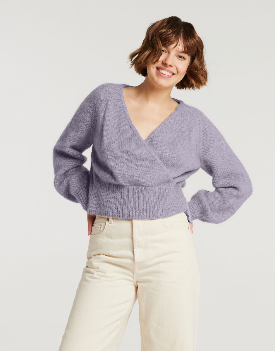 Elliot Sweater Lilac Powder