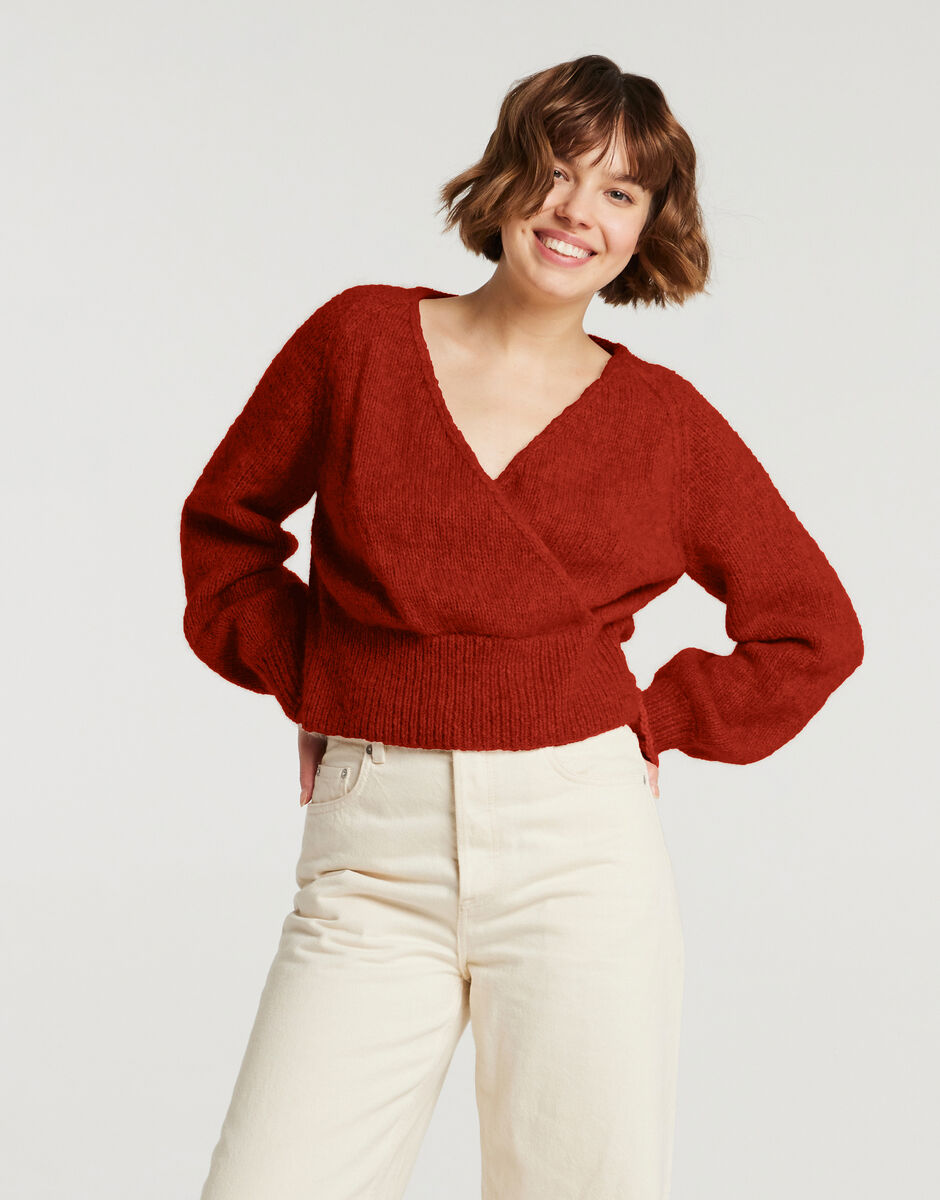 Elliot Sweater Red Ochre