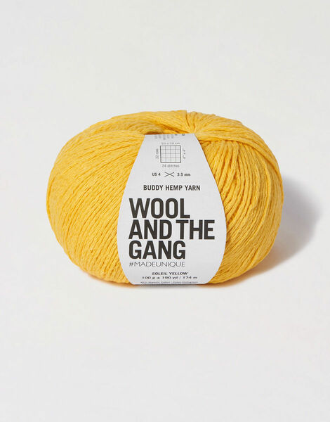 Buddy Hemp Yarn Soleil Yellow