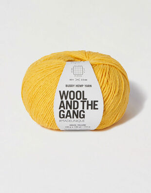 Buddy Hemp Yarn Soleil Yellow