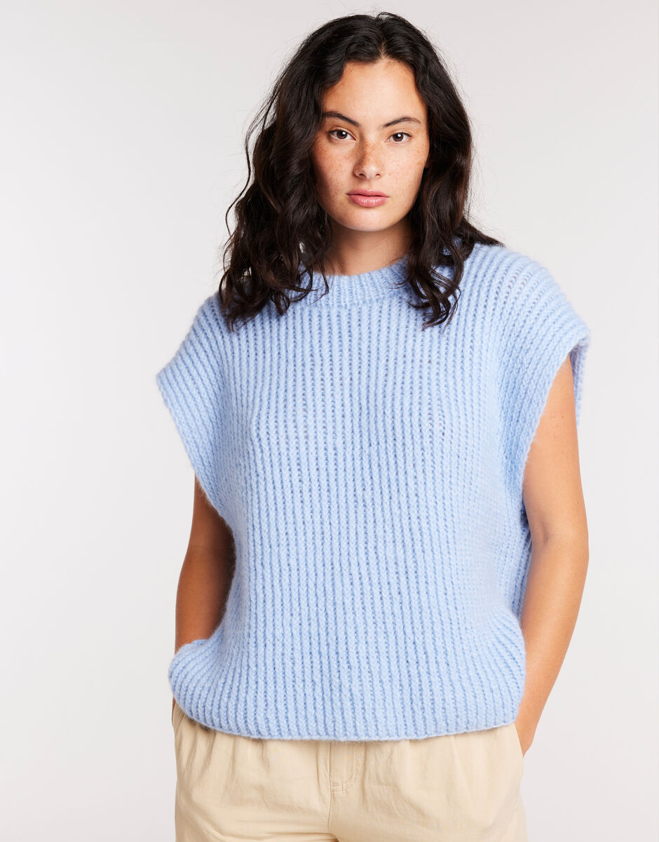 Blank Space Tank Powder Blue