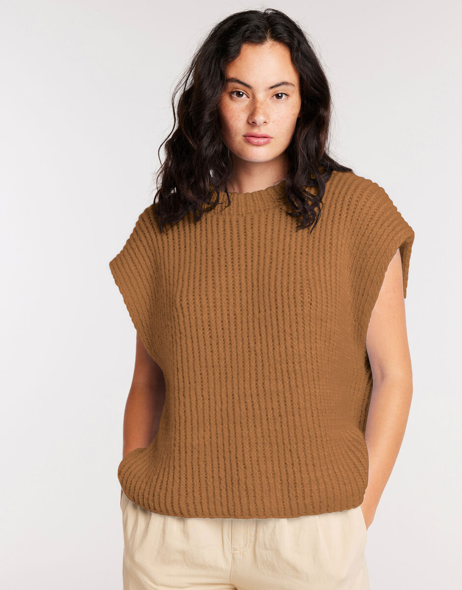Blank Space Tank Brown Sugar