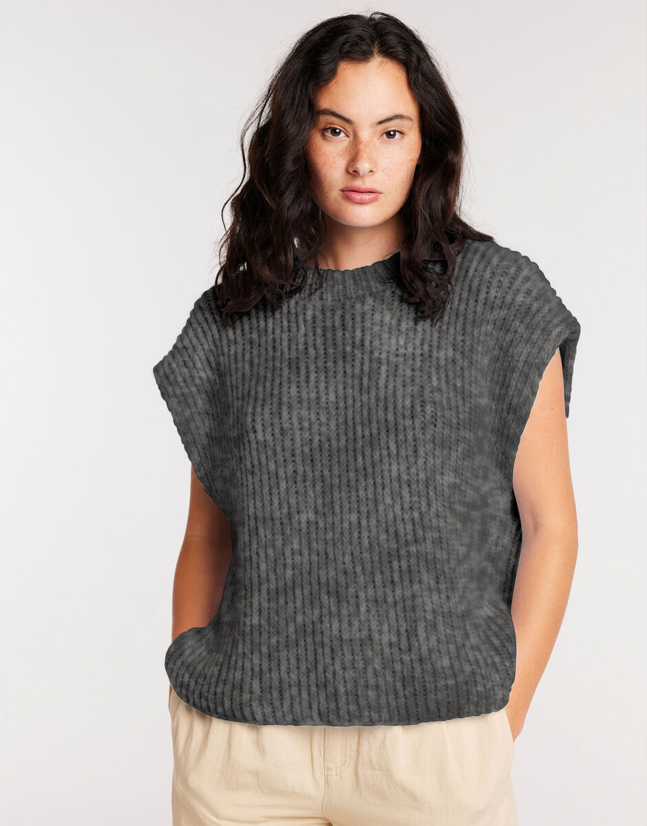 Blank Space Tank Silver Fox Grey