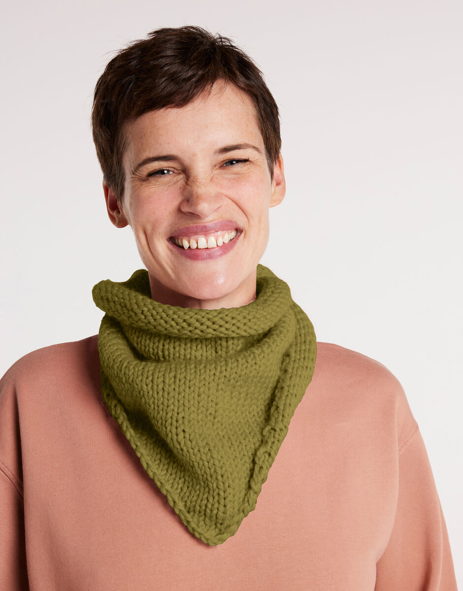 Berry Bandana Field Green