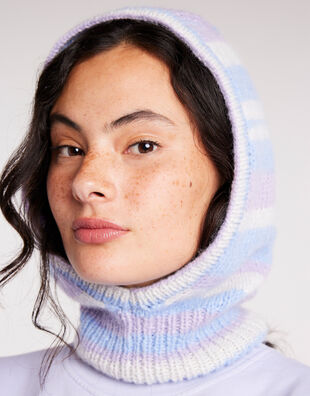 Foolish Heart Hat Blue Sky Stripe