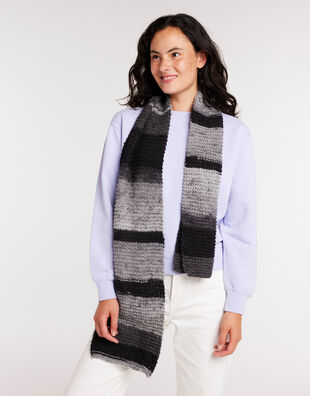 Joss Scarf Winter Night Stripe