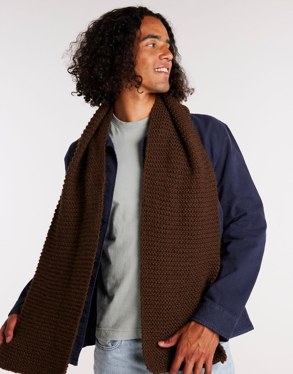 Smith Scarf Espresso Brown