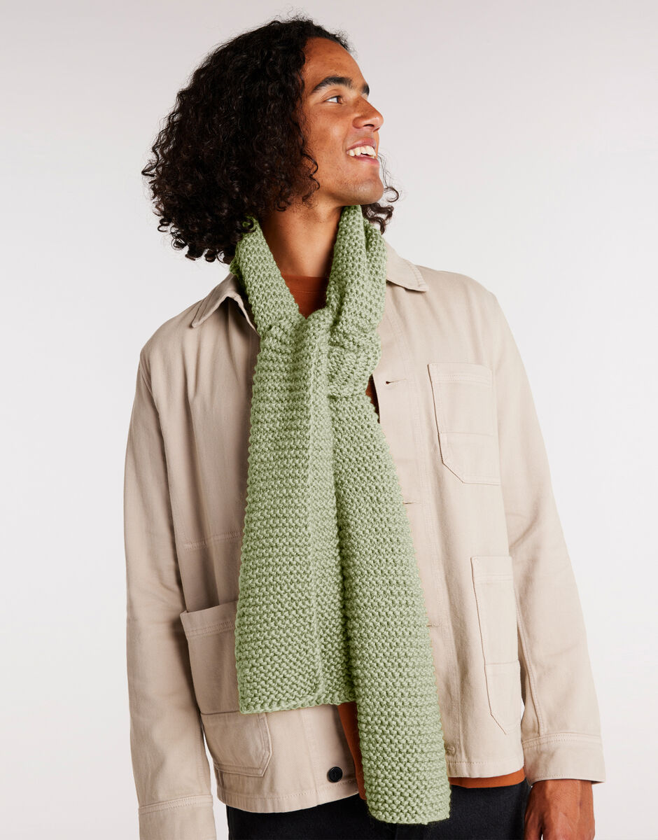 Smith Scarf Eucalyptus Green