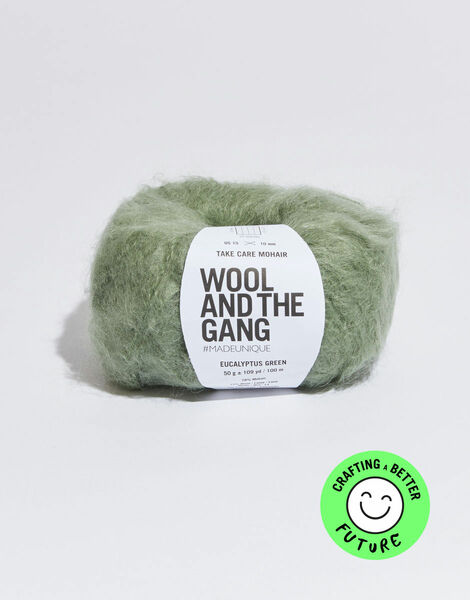 Take Care Mohair Eucalyptus Green
