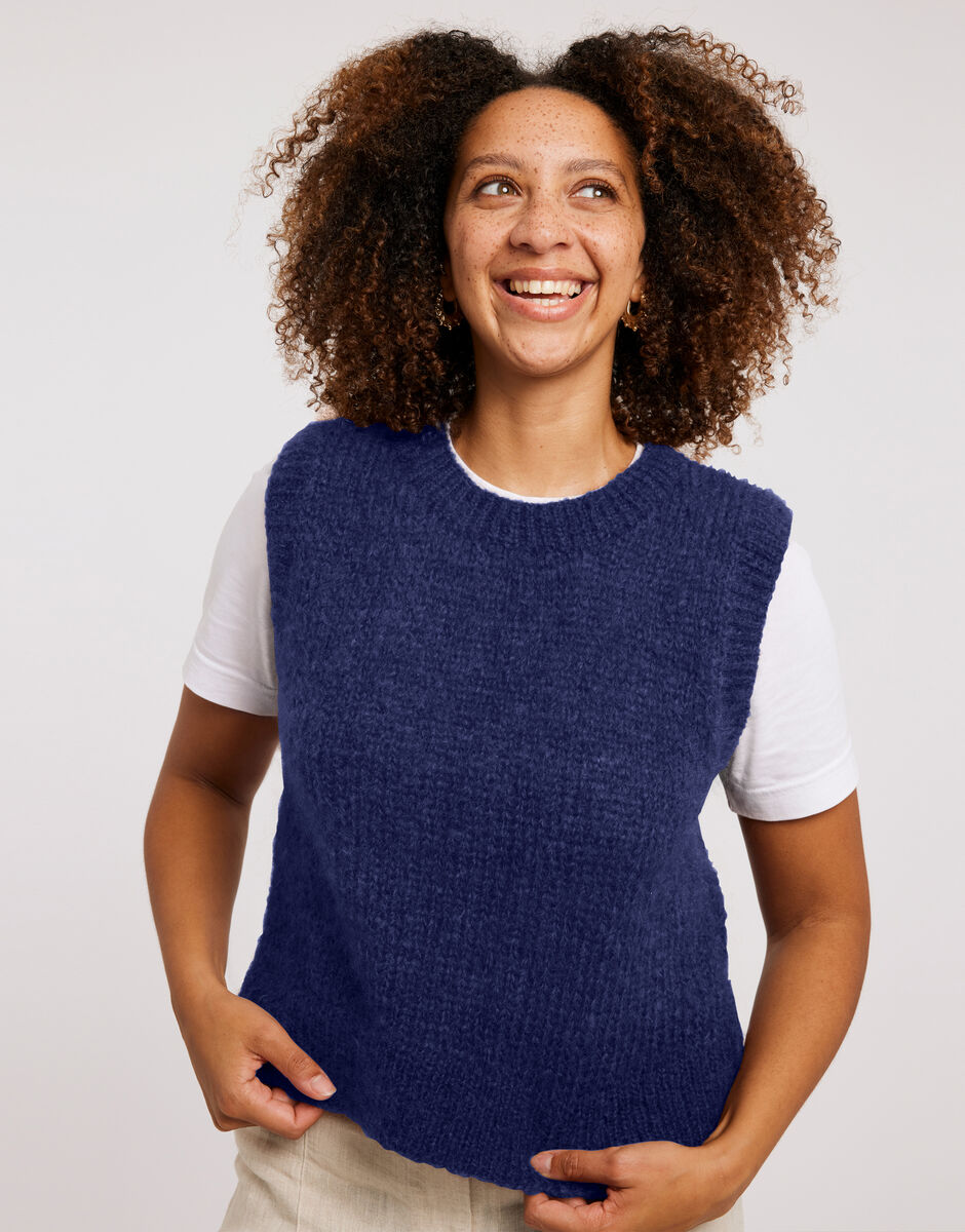 Keisha Tank Midnight Blue