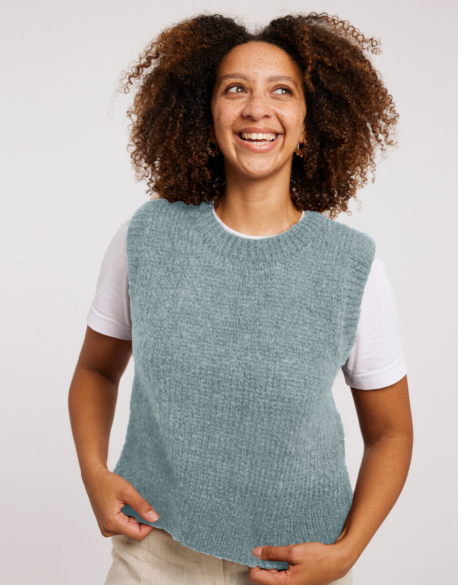 Keisha Tank Blue Chalk