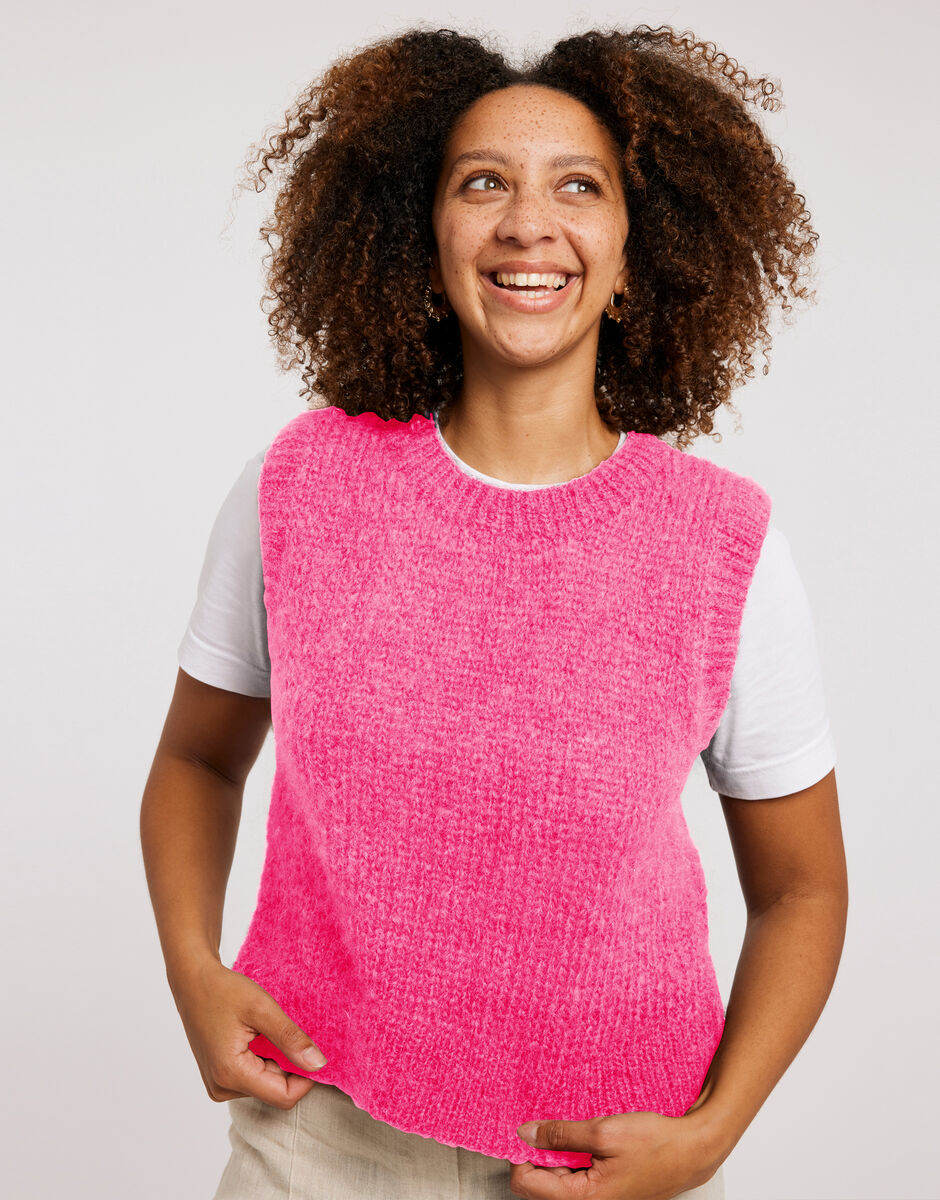 Keisha Tank Neon Pink