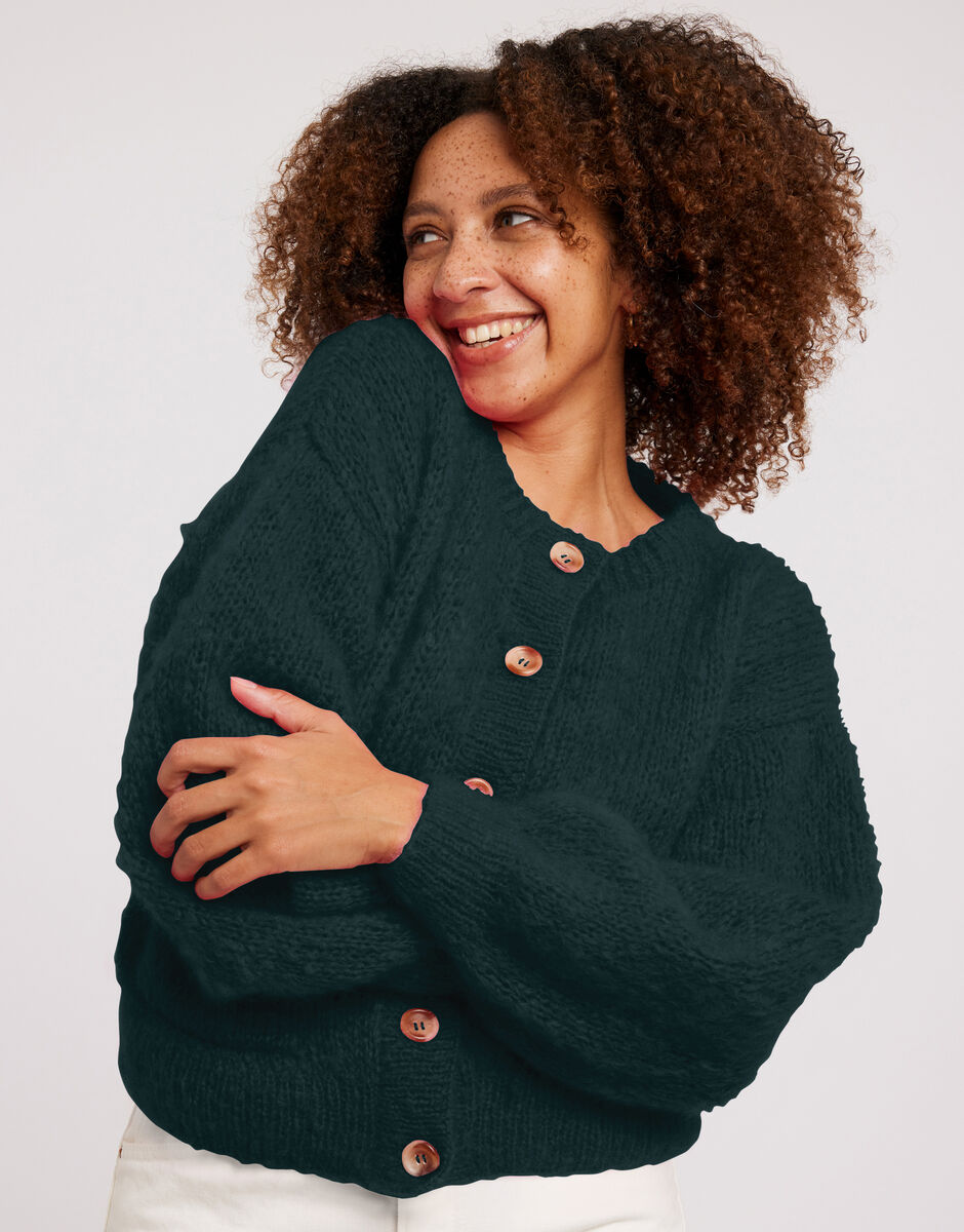 Siobhan Cardigan Powder Green
