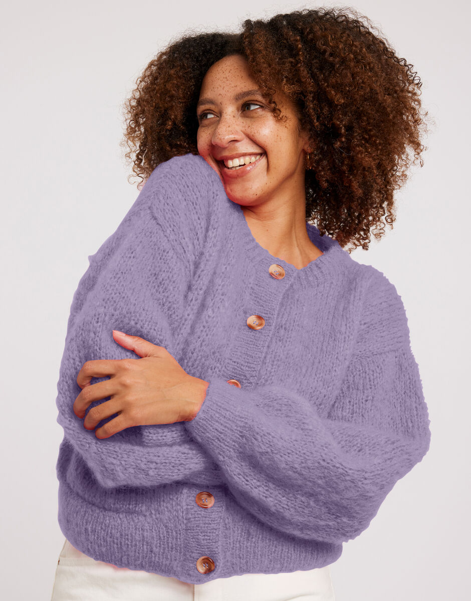 Siobhan Cardigan Lovely Lilac