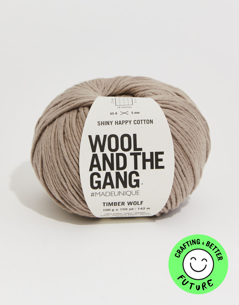 Shiny Happy Cotton Timber Wolf
