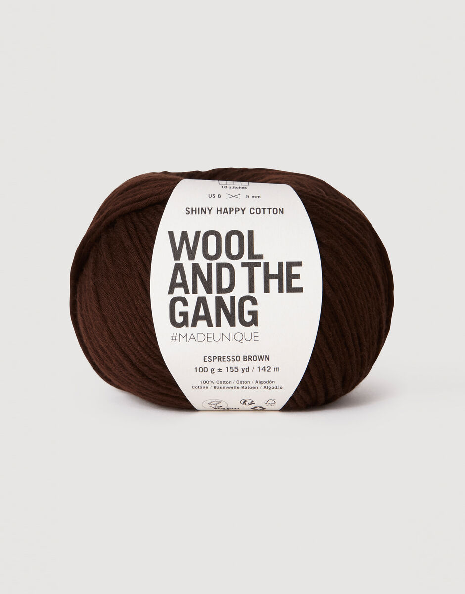 Shiny Happy Cotton Espresso Brown