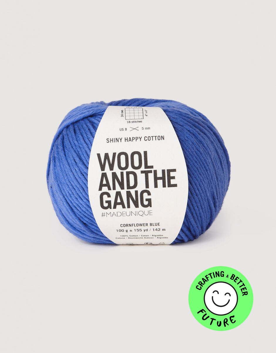 Shiny Happy Cotton Cornflower Blue