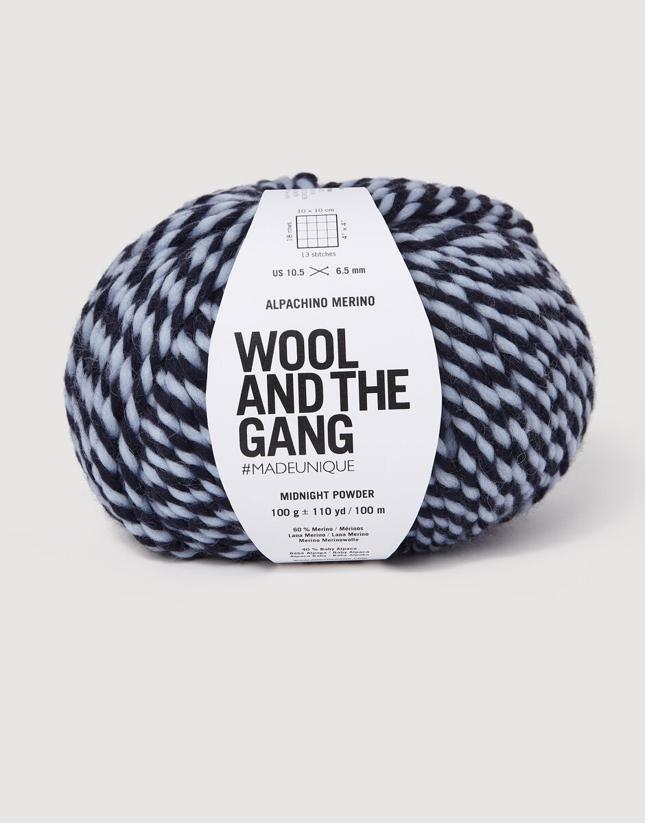 Alpachino Merino Twist Midnight Powder