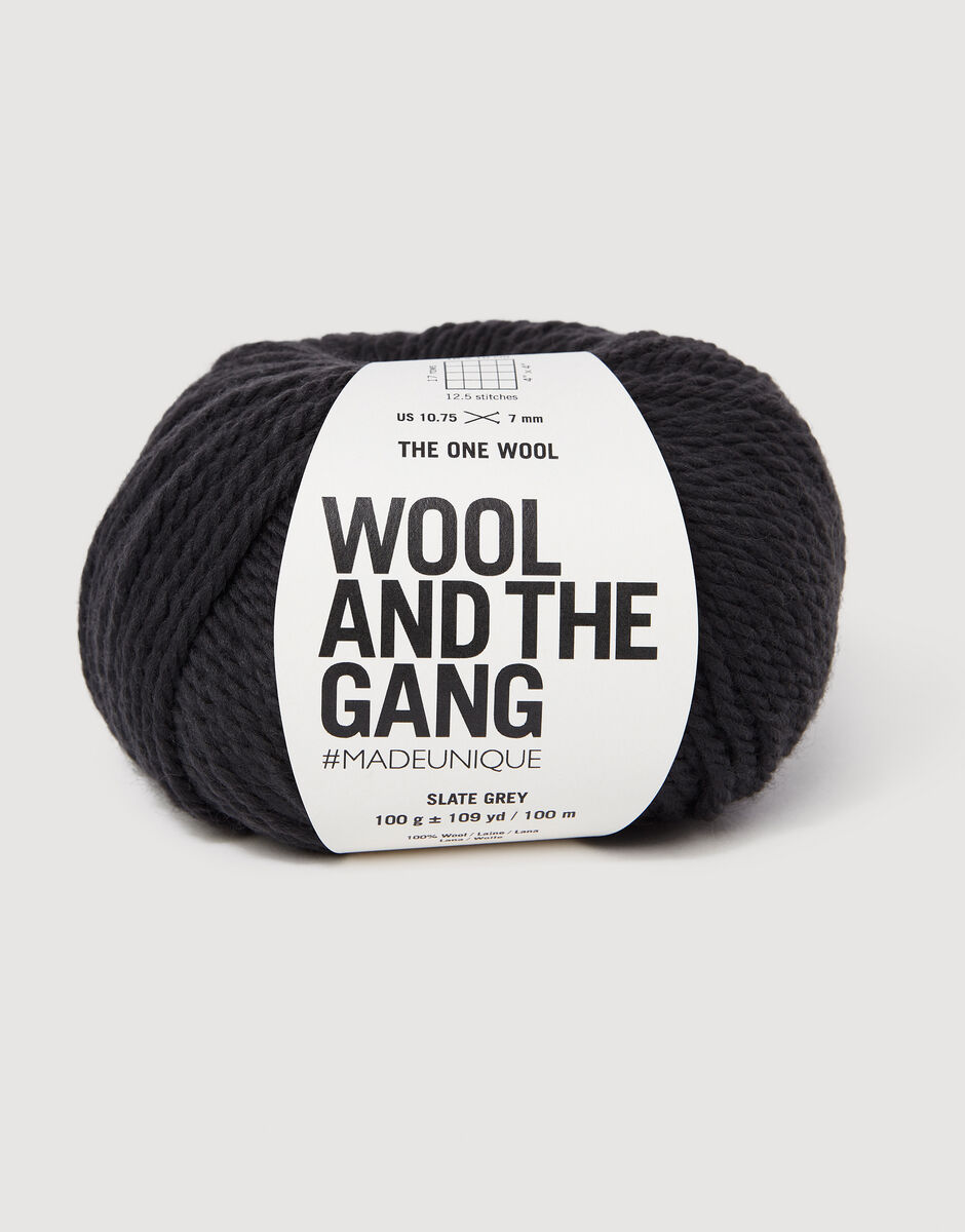 The One Wool Slate Grey