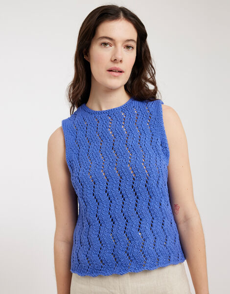 Own Way Tank Cornflower Blue