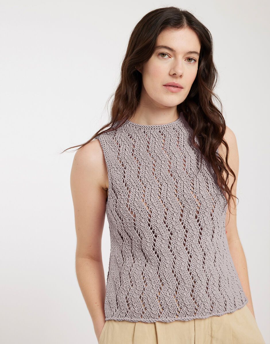 Own Way Tank Lilac Wash