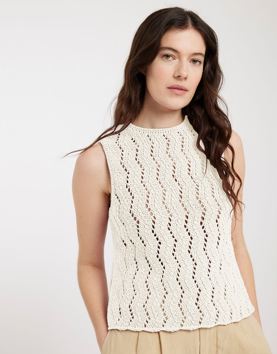 Own Way Tank Ivory White