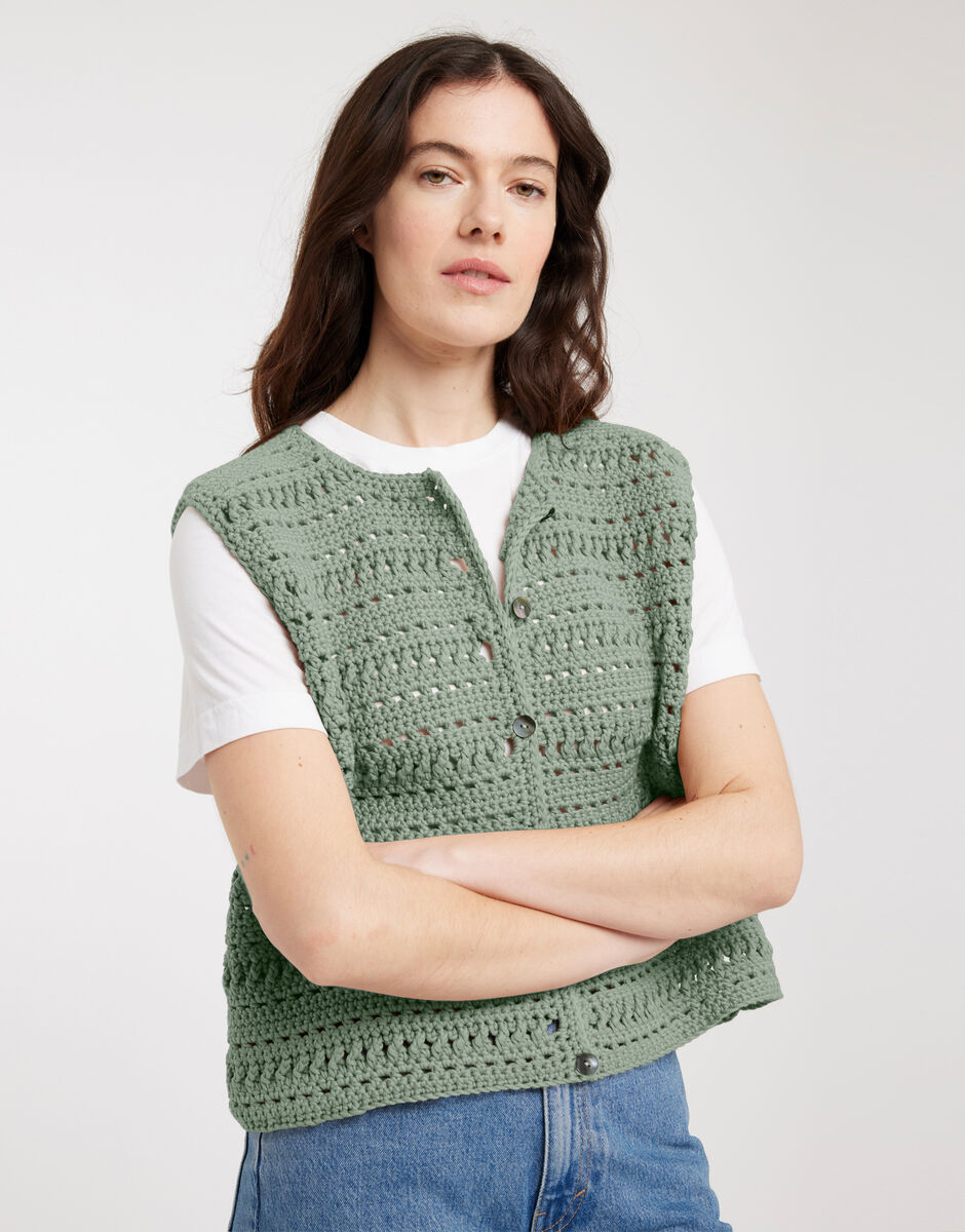 Naive Tank Eucalyptus Green