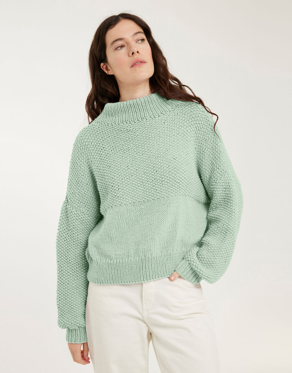 Forever Sweater Eucalyptus Green