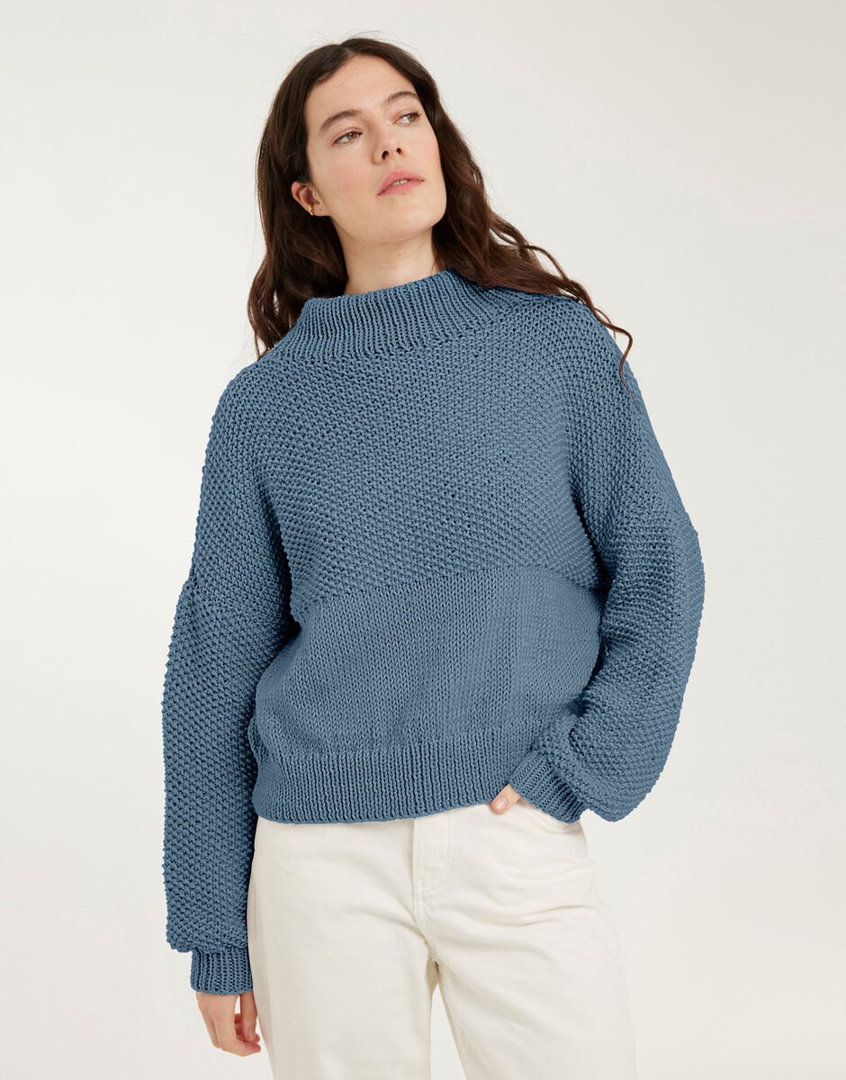 Forever Sweater Slate Blue