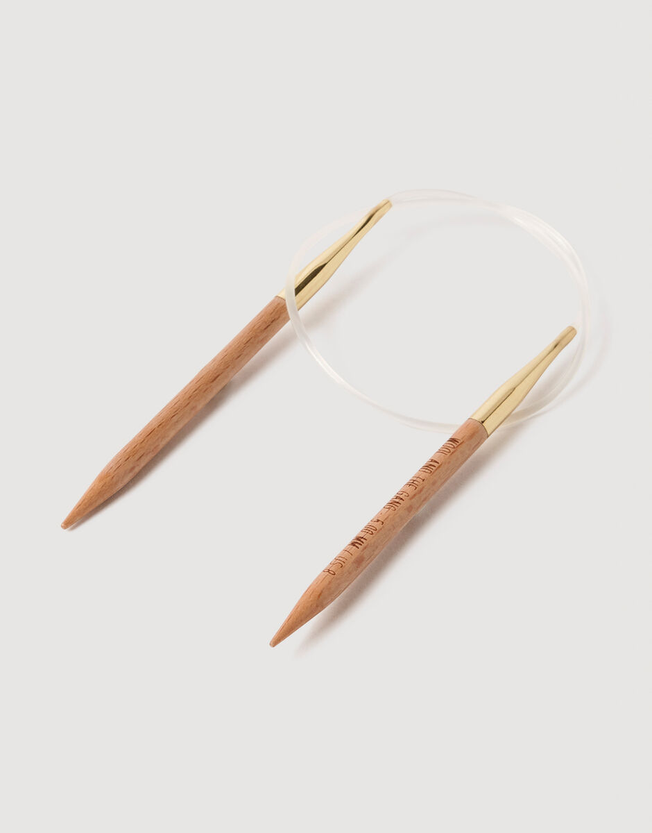 Aiguilles Circulaires Beechwood 5mm, longueur 40cm